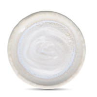 Плоска тарілка 21 см. перлинно-білий "Icon" 