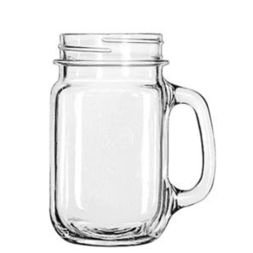 Банка з ручкою без малюнком"DRINKING JARS" 107мм 133мм 488мл"ONIS" Банка з ручкою без малюнком"DRINKING JARS" 107мм 133мм 488мл"ONIS"